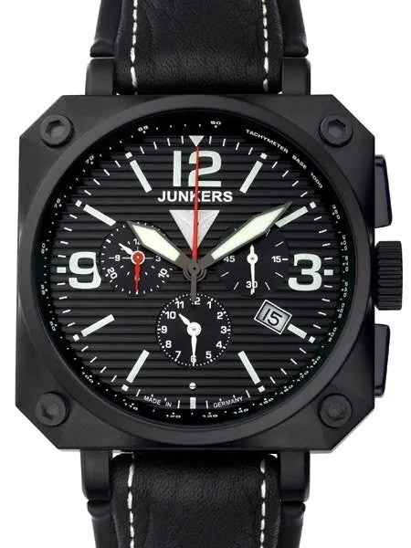 Junkers Horizon Airplane Chronograph Watch with Alarm #6792-2