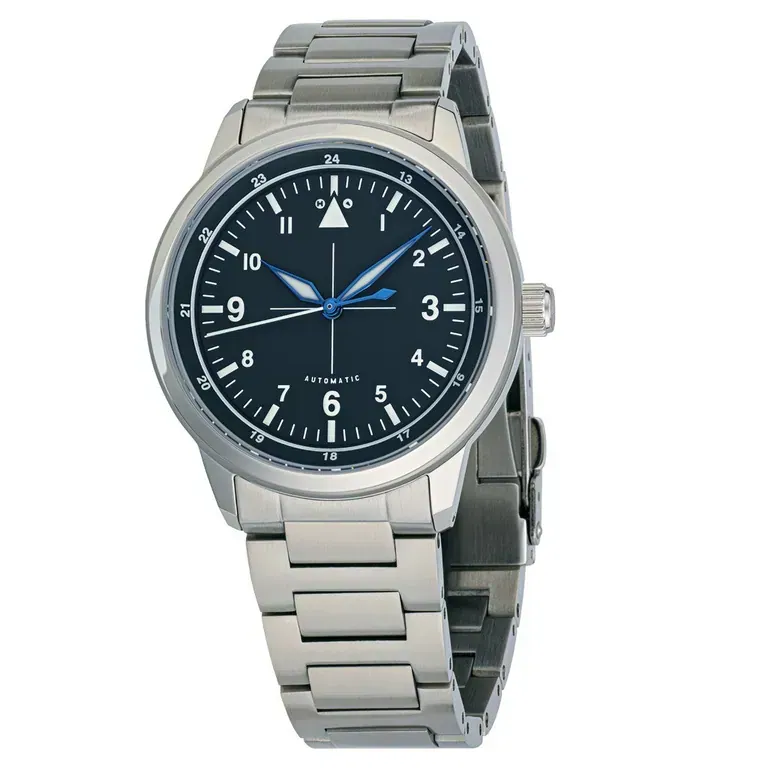 Islander x Hemel Hawkeye 39mm Modern Flieger with Black Dial #ISL-203