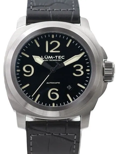 Lum-Tec 44mm M81 Swiss Automatic Watch with Double Curved AR Sapphire Crystal #M81