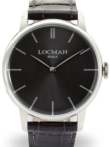 Locman 1960's Collection Elegant Quartz Dress Watch with 41mm Case #0251V07-00GYNKPA