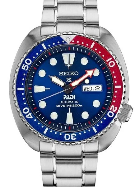 Customized Seiko Turtle PADI Automatic Dive Watch #SRPA21