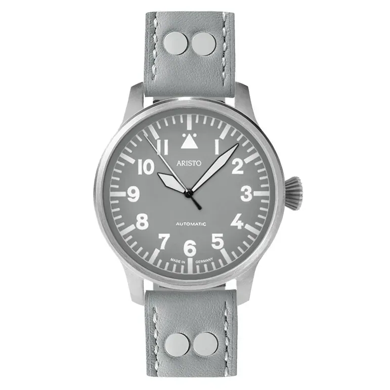 Aristo Swiss Automatic Pilot Watch with Grey A-Dial #3H230