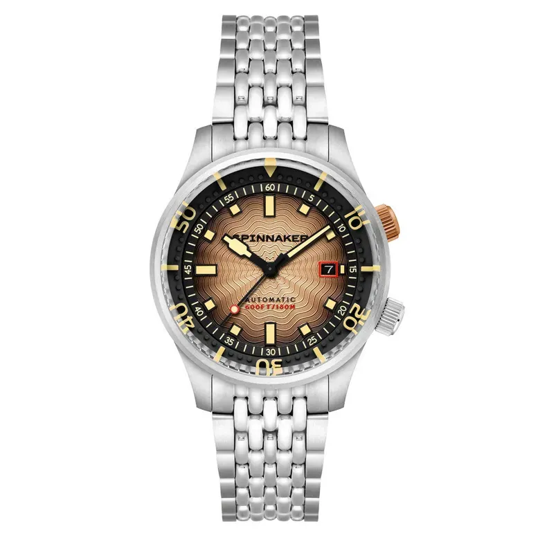 Spinnaker Bradner Automatic Dive Watch Amber Dawn #SP-5062-AA
