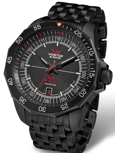 Vostok-Europe N1 Rocket Russian Automatic Watch with Trigalight Tubes 2254150B