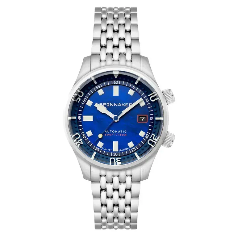 Spinnaker Bradner LE Pearl Diver Indigo Mirage Watch #SP-5158-33
