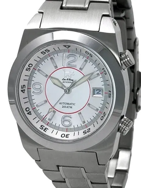 Lew and Huey 200 Meter Dual Crown Automatic Dive Watch with Strap and Bracelet #Acionna-SR