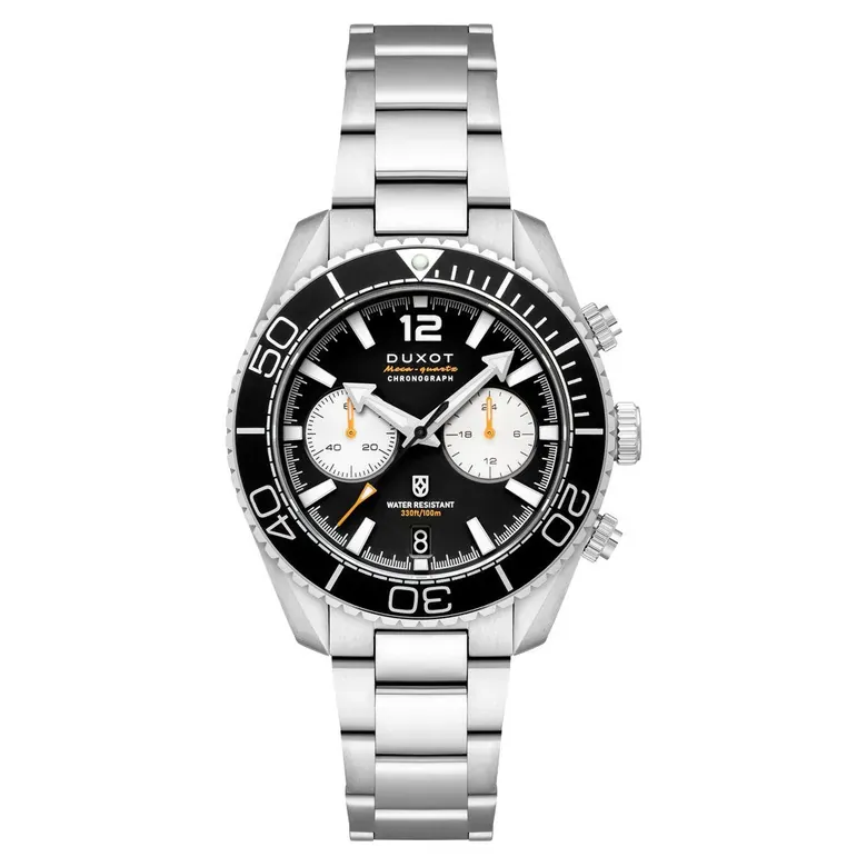Duxot Tiburon Meca-Quartz Chronograph in Eclipse Black #DX-2062-33
