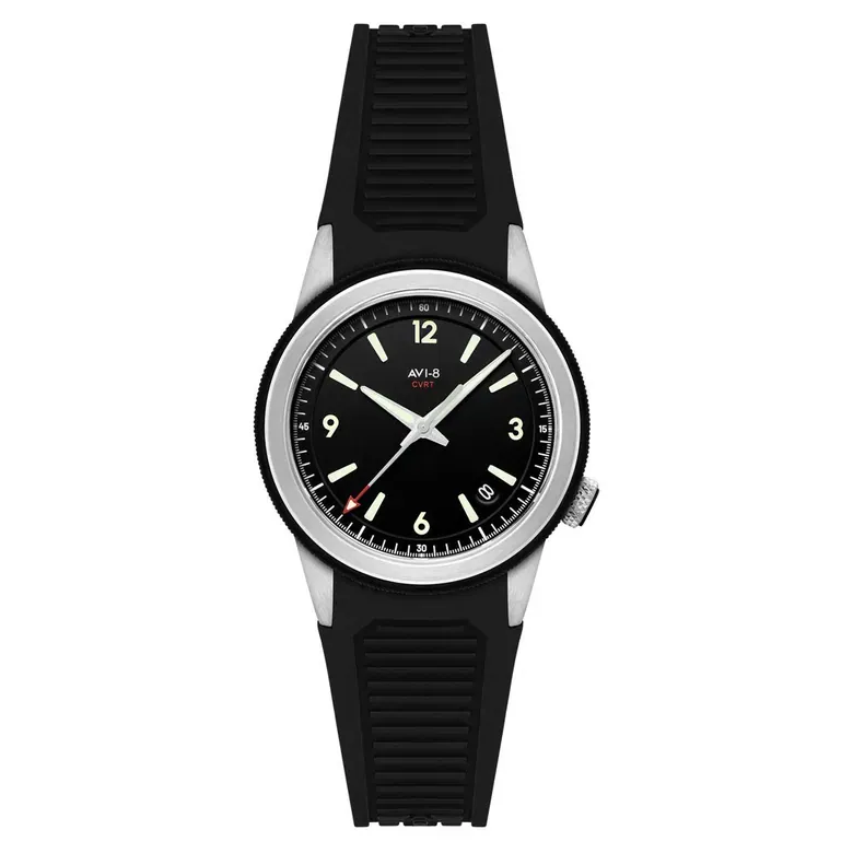 AVI-8 CVRT 3775A Automatic Hardened Steel Pilot Watch #AV-4141-01
