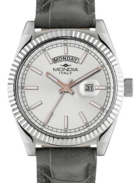 Mondia Madison Quartz Dress Watch with Silver Dial #MI756SS-07SL-CP