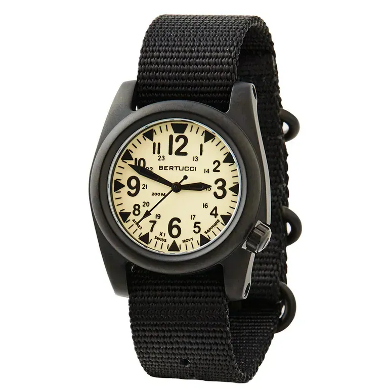 Bertucci A-2S Ballista X1 Illuminated Dial with Black Strap #11122