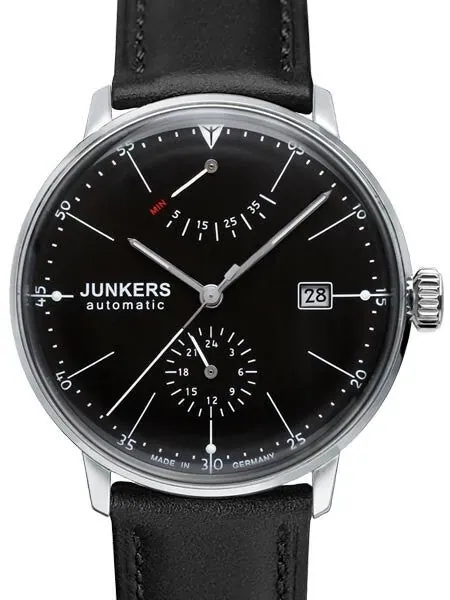 Scratch and Dent - Junkers Bauhaus Automatic Watch with Power Reserve and 24hr Subdial #6060-2-SND