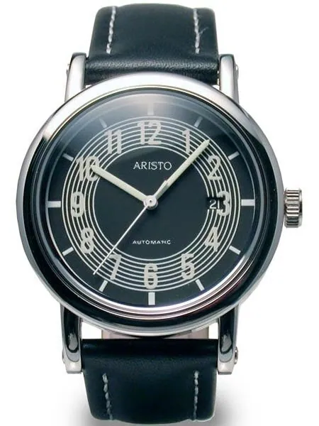Aristo 4H300SL Retro Mercedes Dashboard Clock Design Swiss ETA Automatic Watch