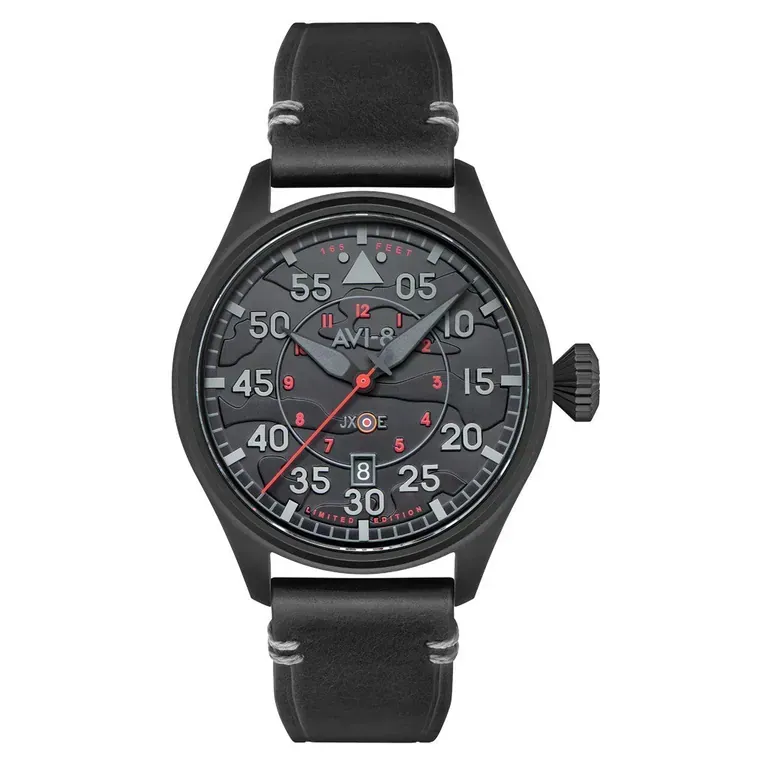 AVI-8 Hawker Hurricane Clowes Automatic Night Reaper LE with Black Dial #AV-4097-05