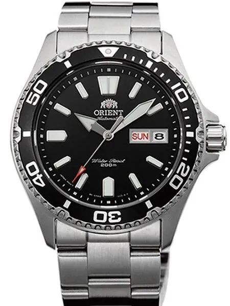 Scratch and Dent - Orient USA II Black Dial Automatic Dive Watch with Sapphire Crystal #AA0200AB 1