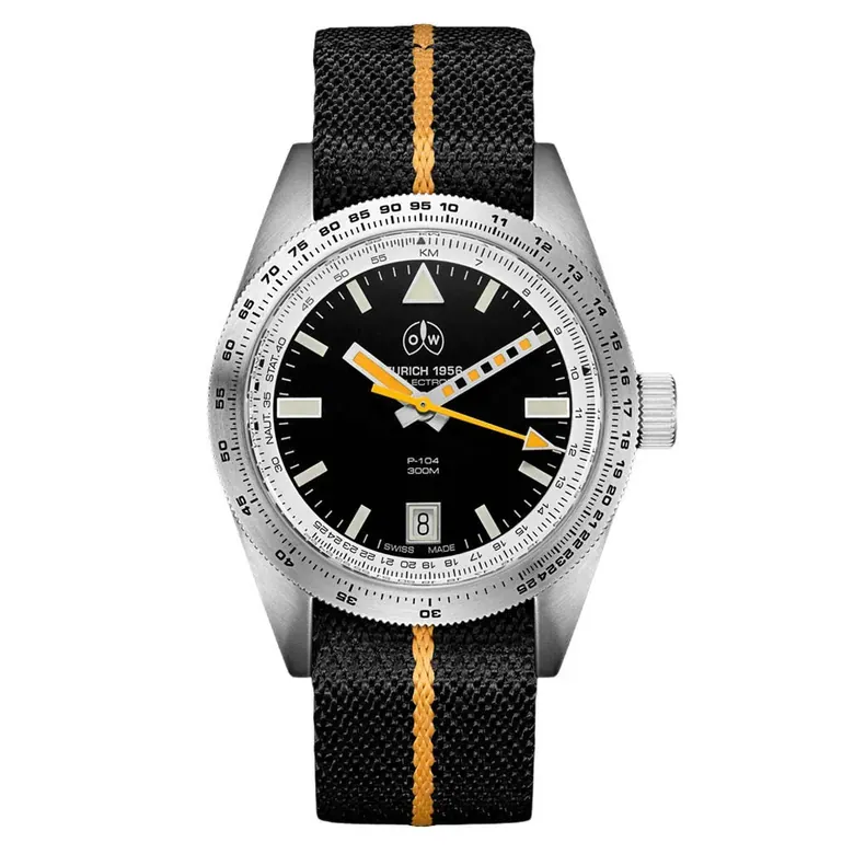Ollech & Wajs Swiss Automatic P-104 Selectron Pilot's Watch #OW-P-104-Selectron