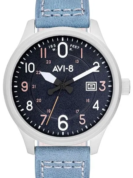 AVI-8 Hawker Hurricane Aviator Watch with Altimeter Style Dial #AV-4053-0F