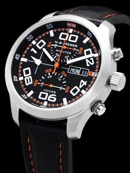 NB Yaeger Valjoux 7750 Swiss Automatic Chronograph with Sapphire Crystal #CHARLIE-C2
