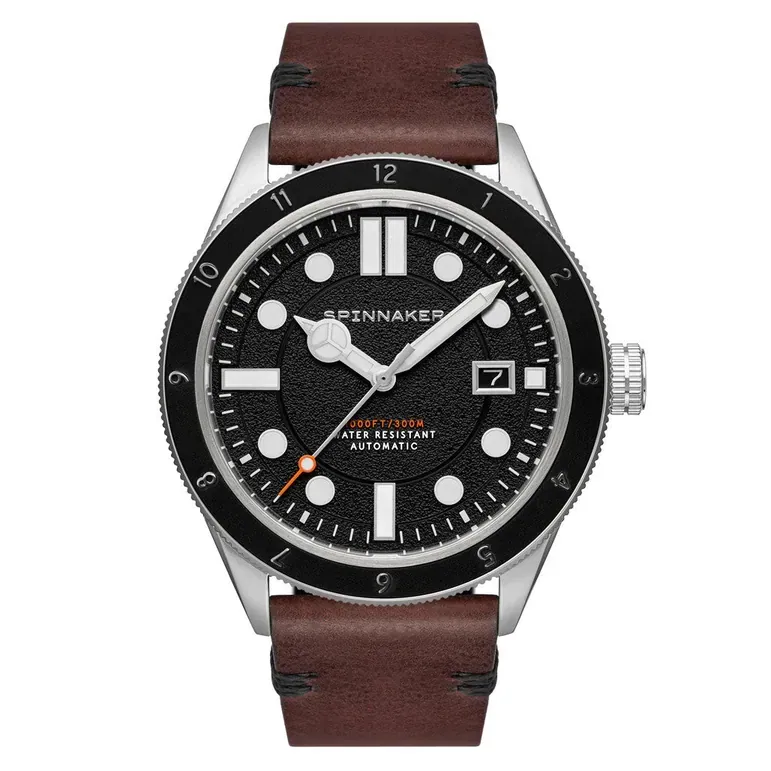 Spinnaker Cahill 300 Carbon Automatic Watch with Black Dial #SP-5096-01
