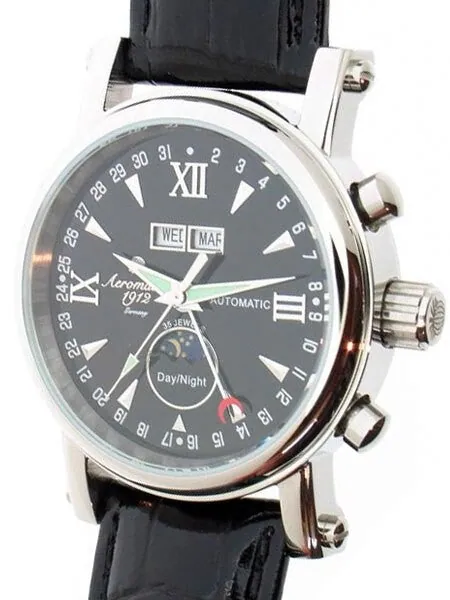 Aeromatic 1912 Automatic Calendar Watch with Day-Night Indicator #A1032