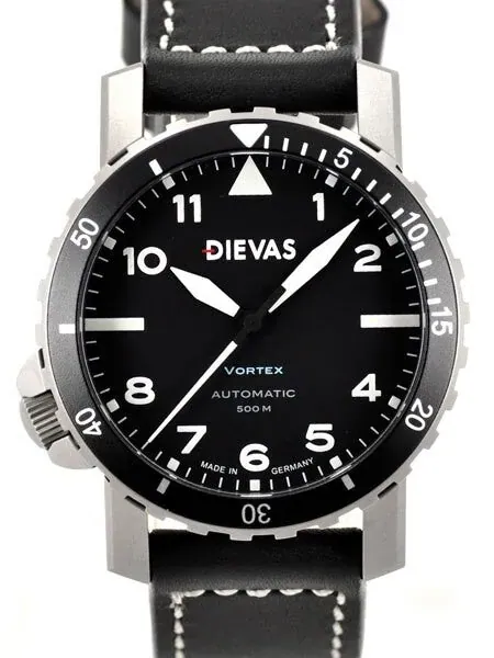DIEVAS German Made Vortex Tactical Watch 500 Meter Water Resistant