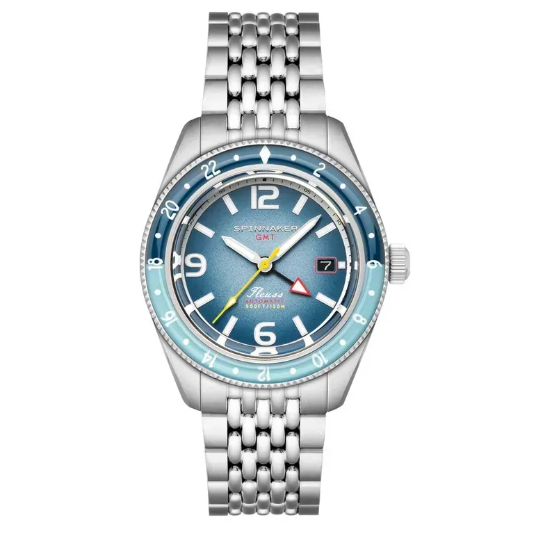 Spinnaker Fluess GMT Automatic Watch with Nebula Blue Dial #SP-5120-66