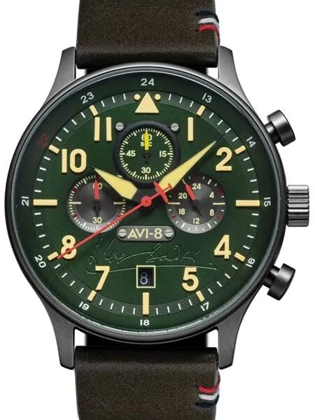 AVI-8 Hawker Hurricane Bader Chronograph Watch #AV-4072-02