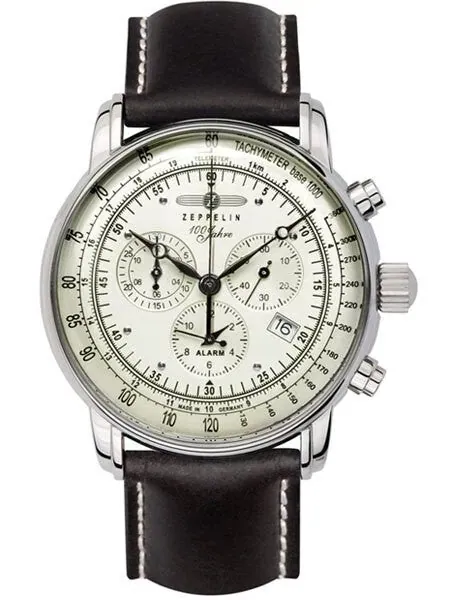 Scratch and Dent - Graf Zeppelin Swiss Quartz Chronograph Watch with Alarm Function #8680-3