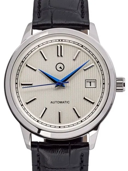 Islander Automatic Dress Watch with Pinstripe White Dial, AR Sapphire Crystal #ISL-32