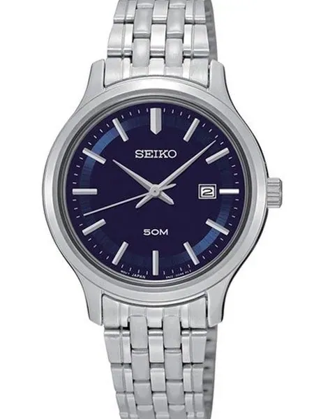 Seiko Women's Quartz Dress Watch with Bracelet and Blue Dial #SUR797