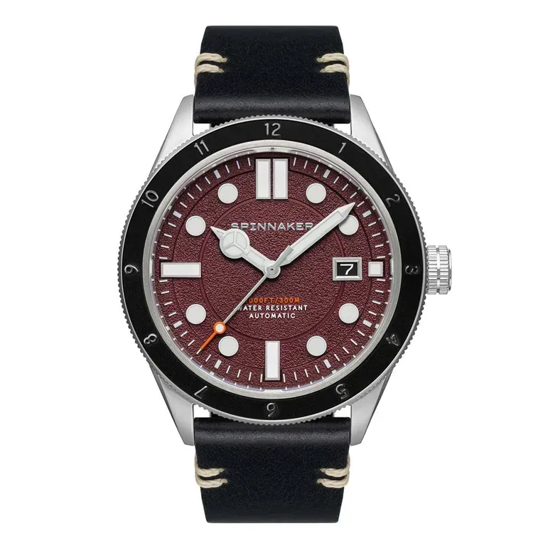 Spinnaker Cahill 300 Malbec Automatic Watch with Maroon Dial #SP-5096-04