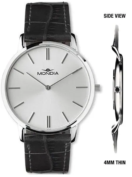 Mondia Classic Ultra-Thin Dress Watch with Sapphire Crystal #1-692-2