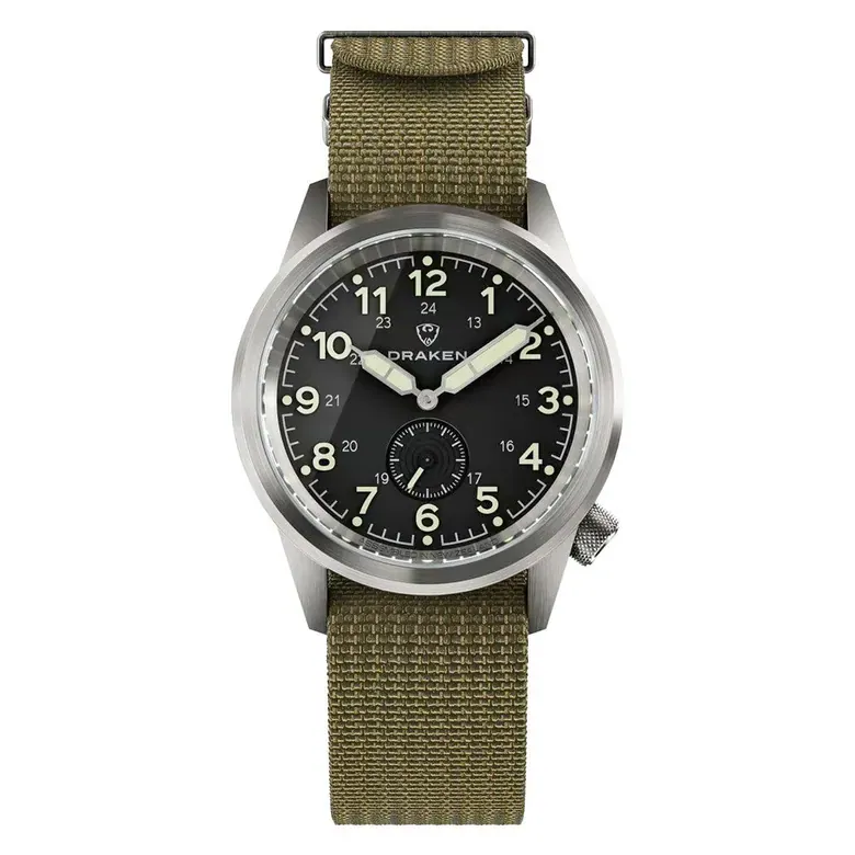 Draken Aoraki 'Recce' Watch with Black Dial #DKN-02