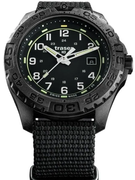 Traser Swiss Tactical Watch with Trigalight Illumination and AR Sapphire Crystal#108673