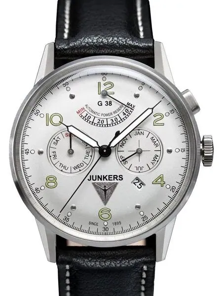 Scratch and Dent - Junkers G38 Automatic with Day, Date, Month and Power Reserve Indicator #6960-4