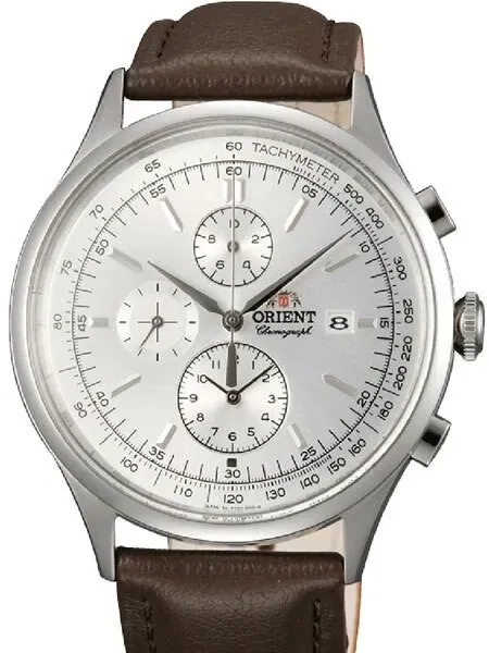 Scratch and Dent - Orient Monterey Quartz Chronograph with 12-Hour Totalizer and Tachymeter #TT0V004W-SND1