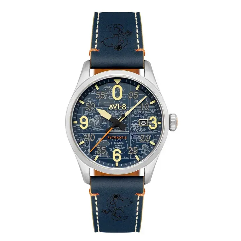 AVI-8 x Peanuts Spitfire Snoopy Flying Ace LE in Beagle Blue #AV-4134-01