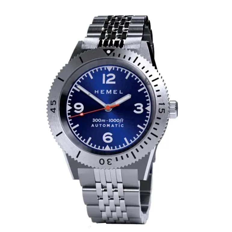 Hemel Sea Dart Automatic Dive Watch with Blue Dial #HD3NA