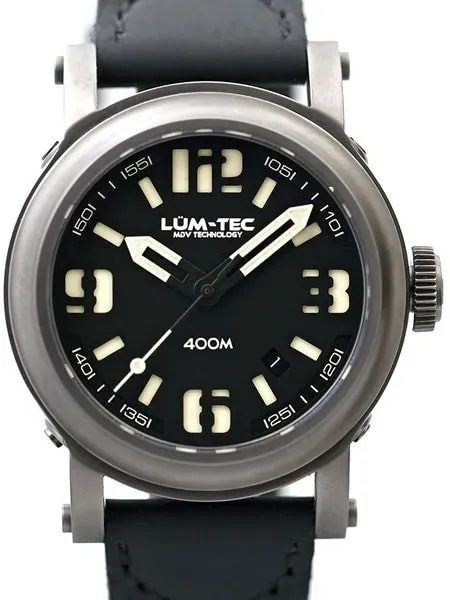 Lum-Tec 42mm High-Beat Automatic Watch with AR Sapphire Crystal #400M-1