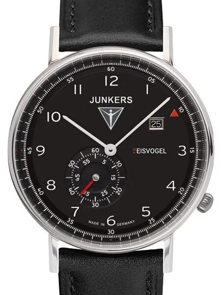 Junkers Eisvogel F13 Swiss Quartz Dress Watch with Small Seconds, Date  #6730-2