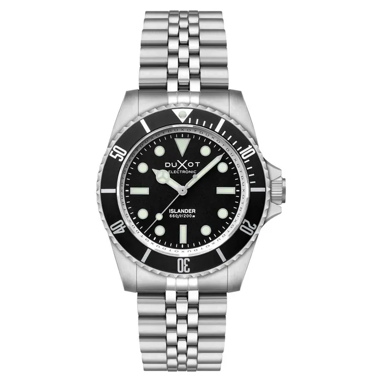 Duxot x Islander Atlantica Electronic Dive Watch with Black Dial #DX-2070-LIW11
