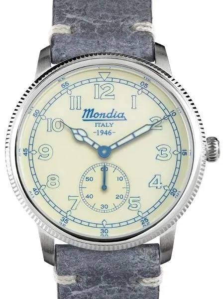 Mondia 1946 Quartz Watch with Coin-Edge Bezel #MI755SS-03BG-CP
