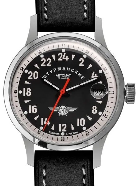 Sturmanskie Open Space 24-Hour Time Automatic Watch with 42mm Stainless Steel Case #1765934