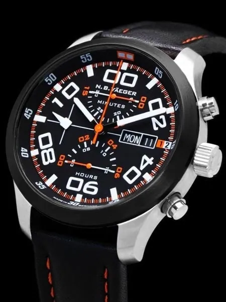 NB Yaeger Valjoux 7750 Swiss Automatic Chronograph with Sapphire Crystal #CHARLIE-PVD-C2