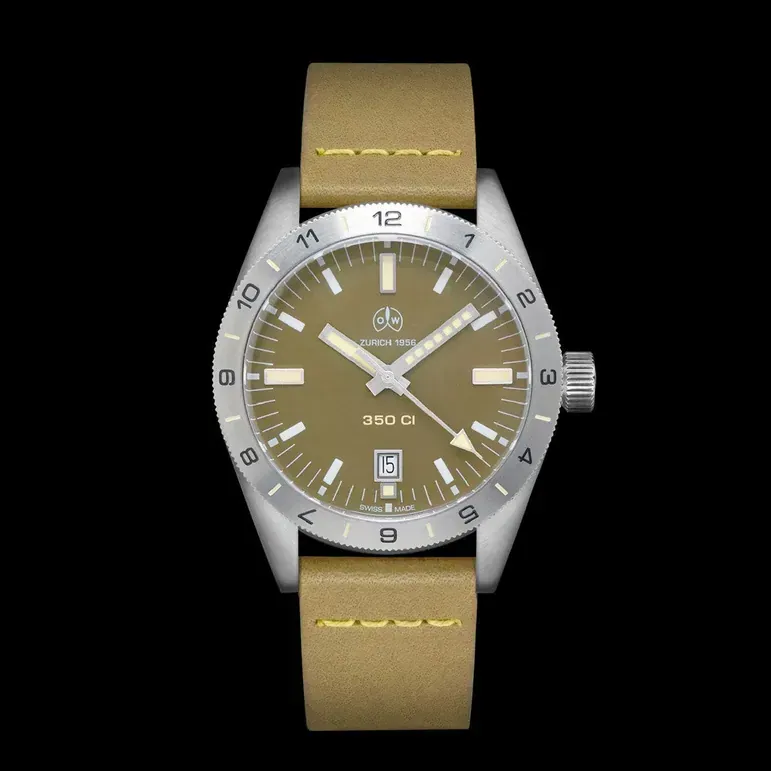 Ollech & Wajs Swiss Automatic 350CI Sports Watch #OW-350CI
