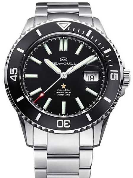 Sea-Gull 44mm Ocean Star Automatic with Ceramic Bezel, Sapphire Crystal #416.22.1201