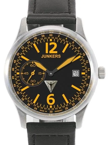 Junkers G-38 World Flight Records Hand Wind Titanium Watch #6238-5