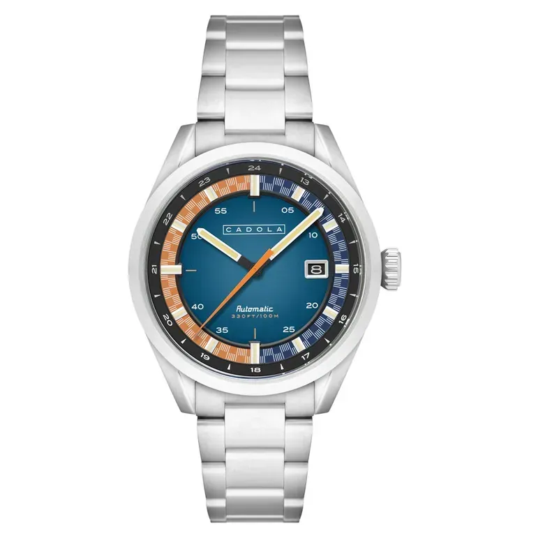 Cadola Paddock Automatic Watch with Navy Blue Dial #CD-1037-22