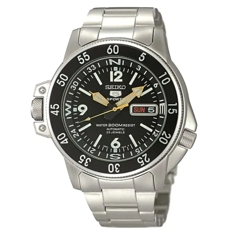 Seiko Sports 5 Land Shark Automatic with Inner Rotating Compass Scale #SKZ211K1