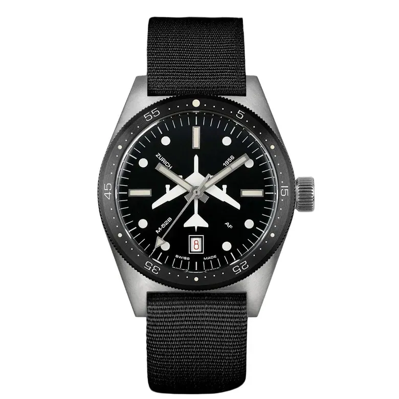 Ollech & Wajs Swiss Automatic B52 Pilot Watch #OW-M52B-AF