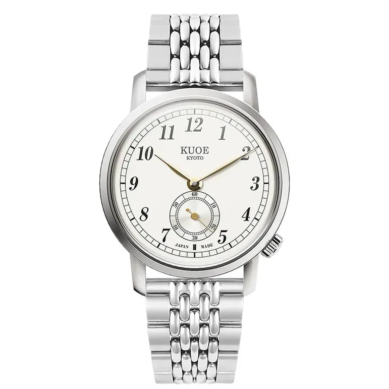 KUOE Old Smith 90-007 Automatic 35mm Watch with White Dial #OS90007-AGD-BS1-SA